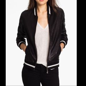 MURAL Sequin Varsity Bomber Jacket